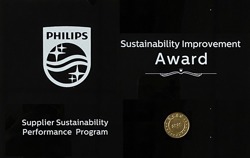 Salom Recognised by Philips with Gold Award for ‘Supplier Sustainability Performance’